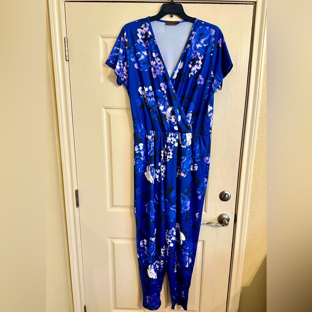 Pink Clove floral Romper with great stretch